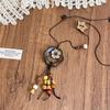 Богемное кофейное винтажное ожерелье с кисточкой, этническая подвеска-бабочка, цепочка для свитера 2025.