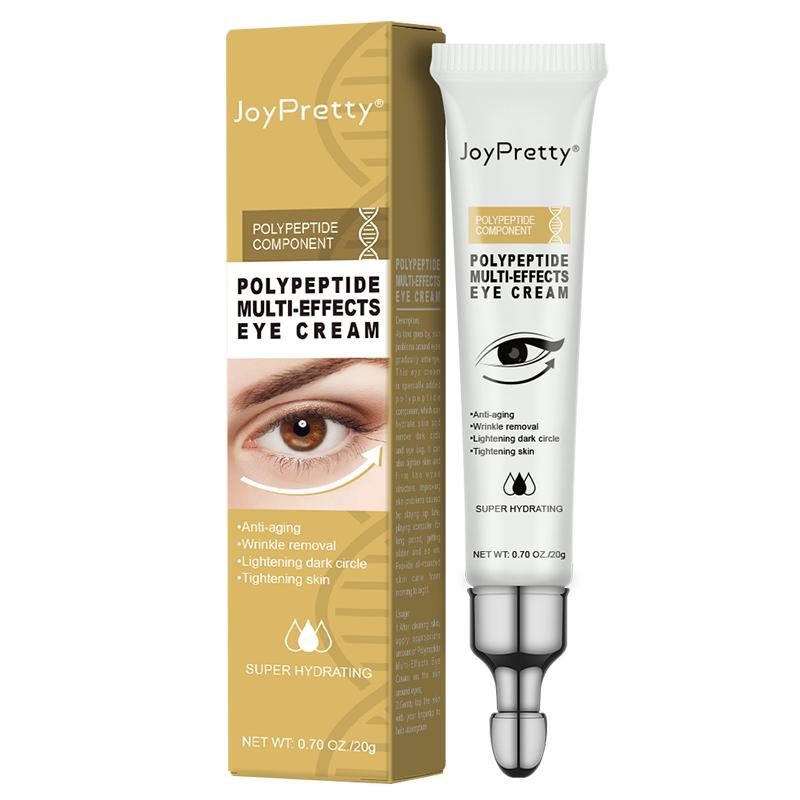 JoyPretty 4PCS Eye Cream Set Anti Dark Circle Removal Eye Bags Serum Anti-wrinkle Aging Moisturizing Whitening Eye Skin Care