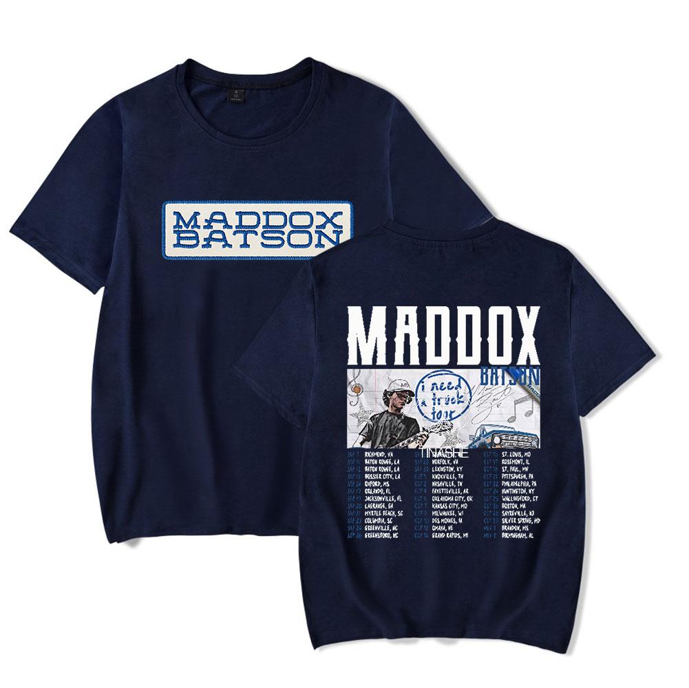 Футболка Maddox Batson Модная с принтом Мне Нужен Грузовик Тур Лето Харадзюку Мужские Футболки С коротким рукавом Мужская уличная одежда