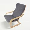1Pc Jacquard Poang Chair Pad Slipcover with Elastic Band Soft Single Sofa Cover Stretch Rocking Chair Protector Living Room