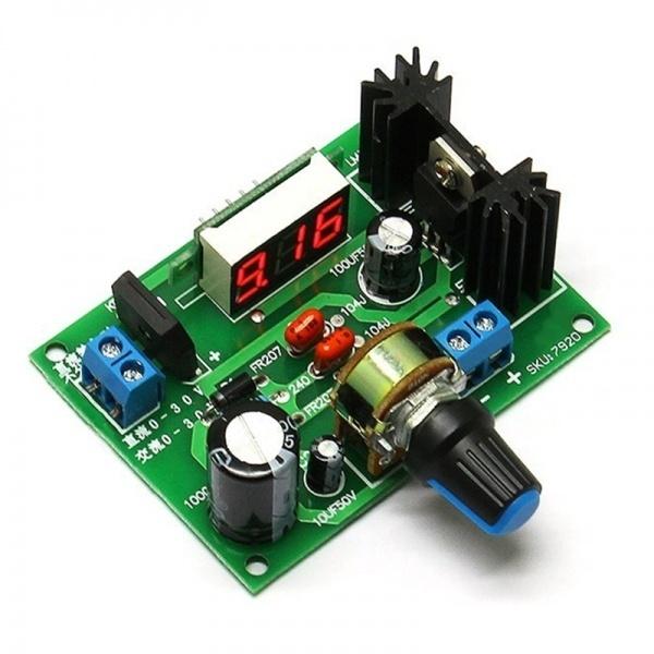 LM317 DC 1.25~28V Adjustable Voltage Regulator Step Down Power Supply Module