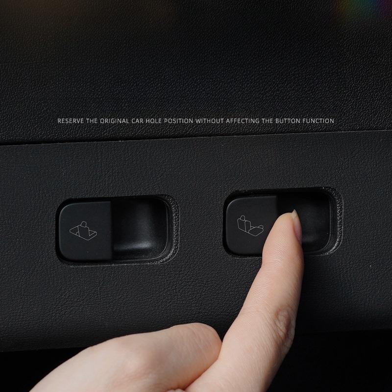 Подходит для коврика багажника Tesla Model Y, защитные наклейки по обеим сторонам панели, наклейки против царапин, модификация интерьера