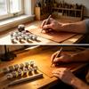 Штамп-пробойник для кожи растительного дубления DIY Набор Дизайн Цветка Танцао для тиснения резьбы ремесла тиснения