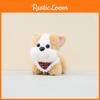 Cute Scarf Puppy Key Chain Cartoon Girl Backpack Decorative Pendant Gift Doll