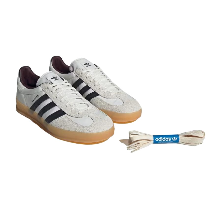 Hikari Shibata X Adidas Gazelle Indoor White Night Grey Gum Unisex Sneakers Core-White Cream-White IH9985