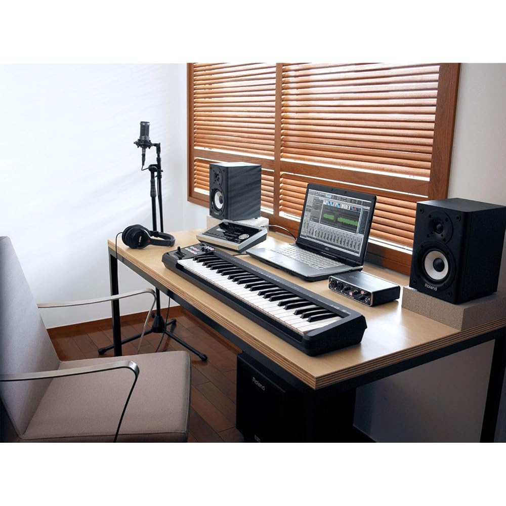Roland Roland MIDI Keyboard Controller A-49, Black, 49 Keys, Synth Keyboard with SuperNatural Mod...