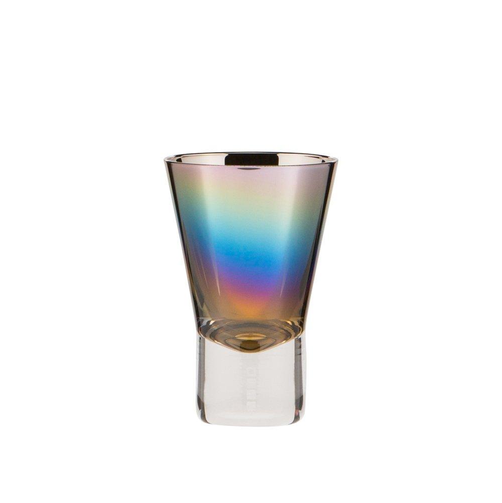 Wired Beans Eternal Shot Glass, 90ml, In a Japanese Cedar Box (Titanium Coated)