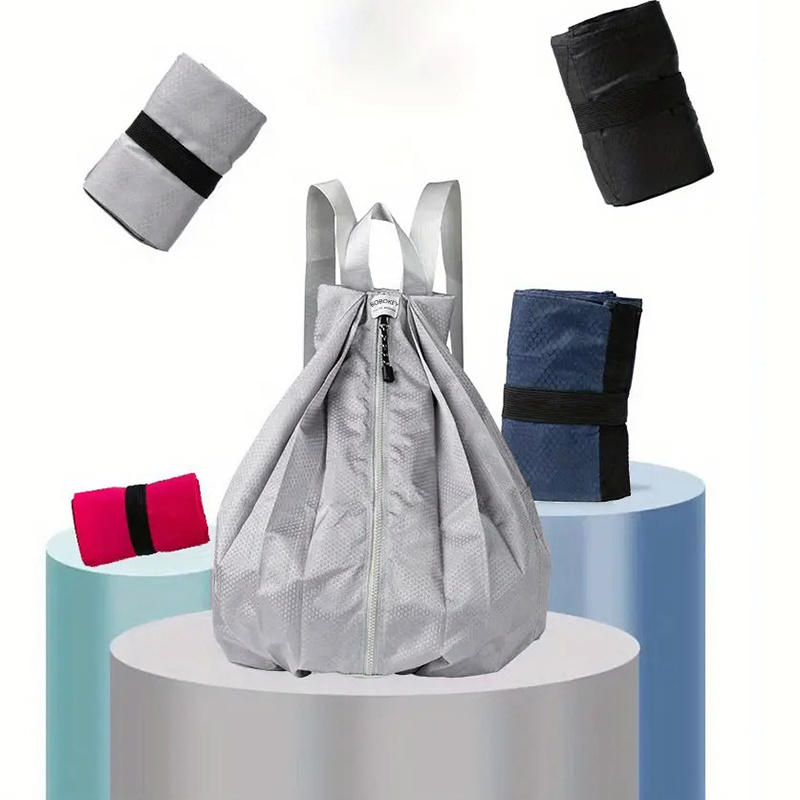 Lightweight Outdoor Waterproof Sports Backpacks Women Men School Solid Color Foldable Daypacks Bags