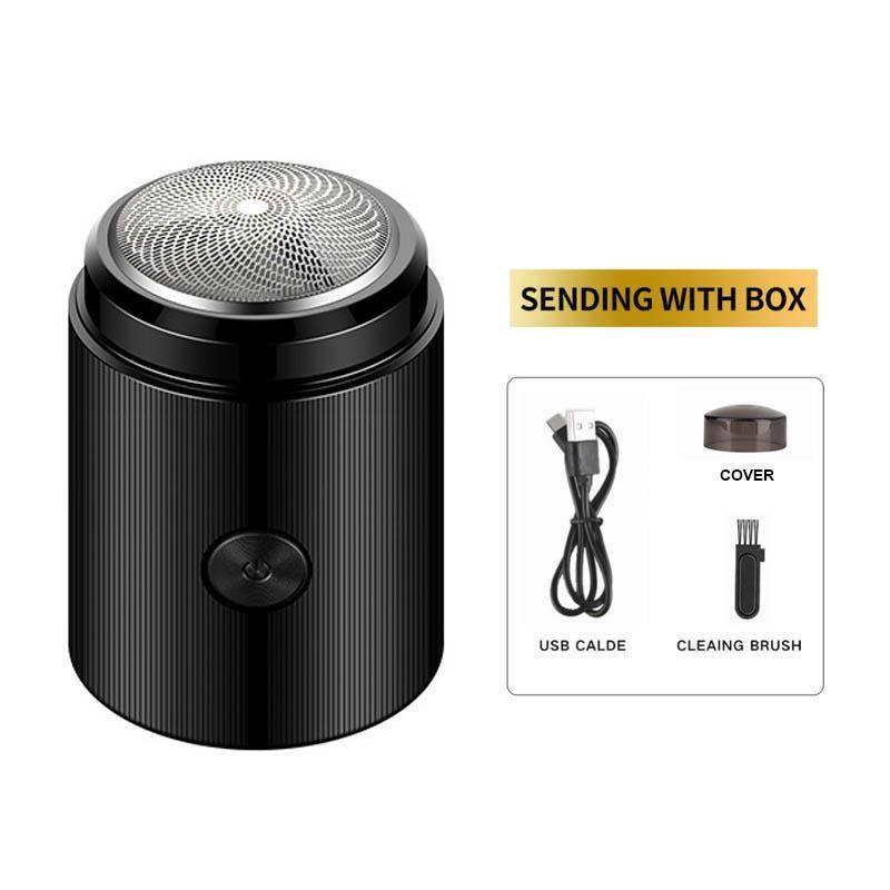 Мини-электрическая дорожная бритва для мужчин, карманного размера, перезаряжаемая, портативная, безболезненная, беспроводная, нож-триммер, бритва для бороды