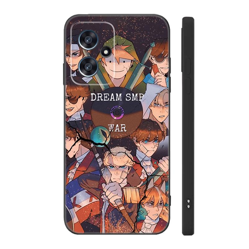 Dream Smp черный силиконовый чехол для телефона Xiaomi POCO X3 X4 NFC F3 F4 GT F5 M3 M4 M6 X5 X6 Pro 5G C55 C65 M5