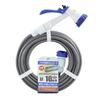 Sanyo Kasei Watering Set Hose with Nozzle 10m Black X Clear