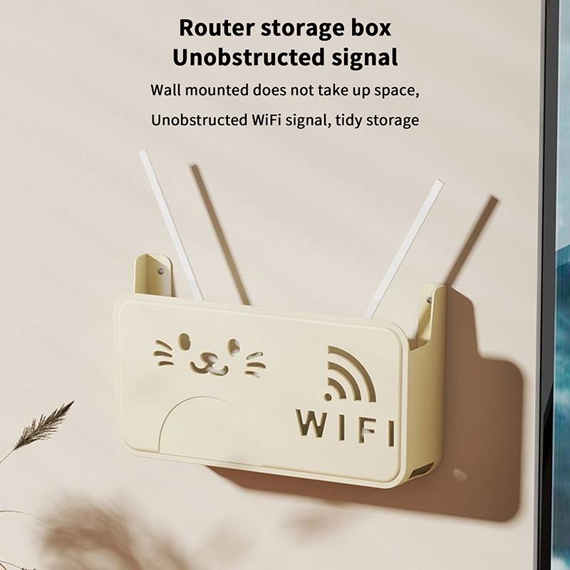 Беспроводной Wi-Fi роутер, коробка для хранения, розетка для гостиной, Wi-Fi декор, настенная полка для ТВ-приставки, органайзер для кабелей и питания