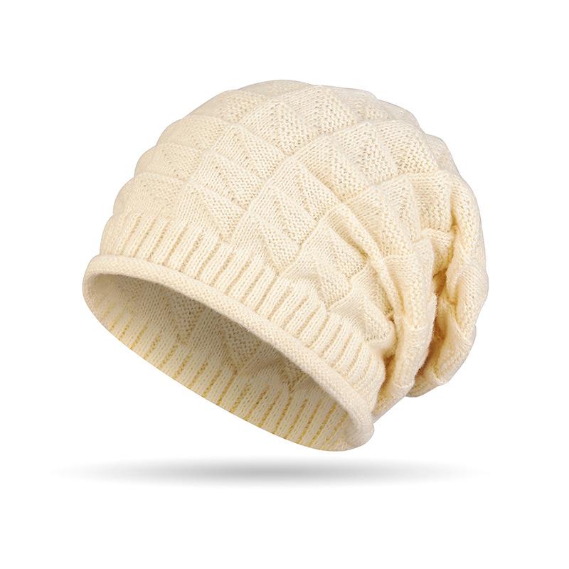 Stylish Autumn & Winter Pleated Wool Hat with Ear Protection
