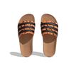 Adidas Originals Adilette Comfortable Versatile Rubber Sole Non-Slip Slide Sandals Unisex Footwear Orange Black IE7750