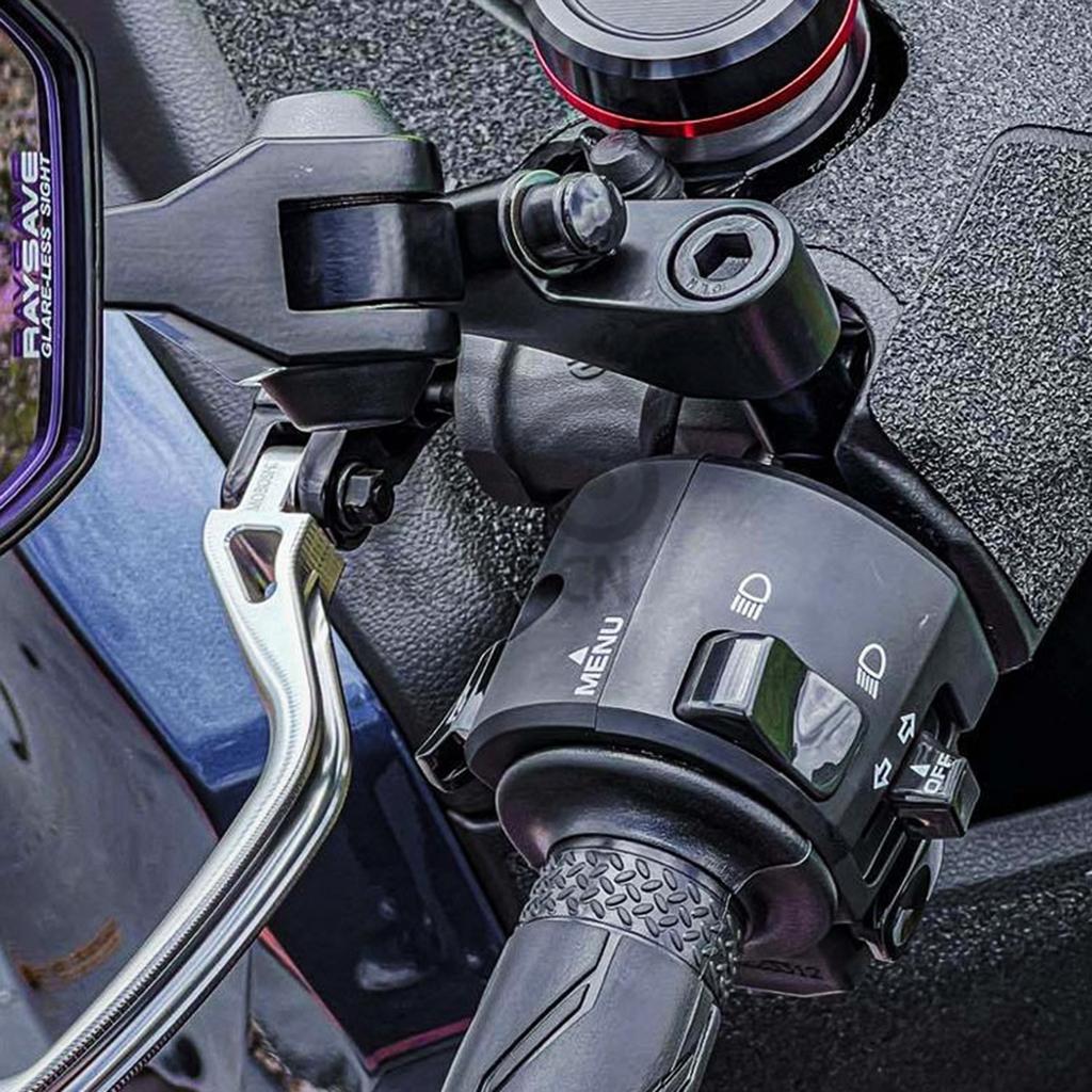 22 мм мотоциклетный руль переключатели управления сменная кнопка звукового сигнала поворотник фара переключатель запуска для NVX155 NMAX15