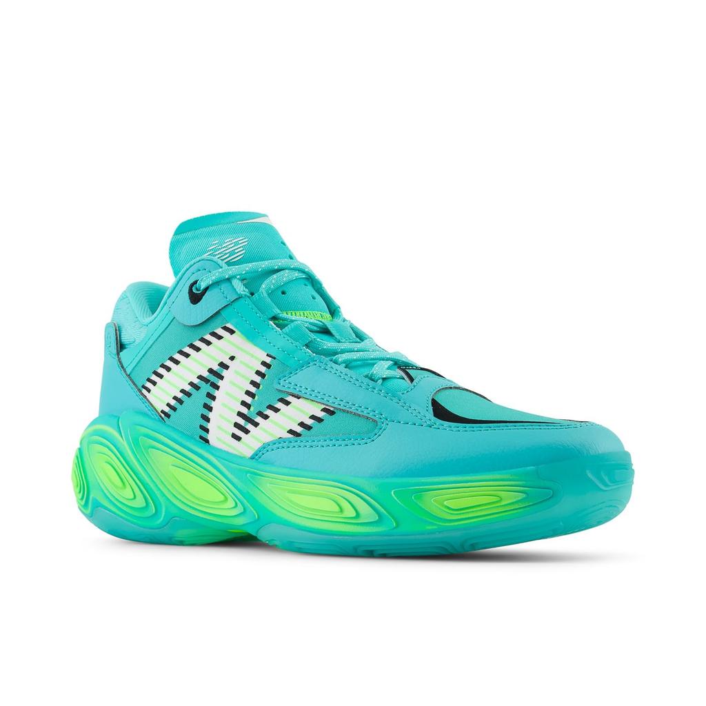 New Balance Баскетбольные кроссовки Fresh Foam BB v2 Широкие H2 Размер 2E (BBFRSH), Легкий, Посадка, (КИБЕР-НЕФРИТ), 27.5 см,