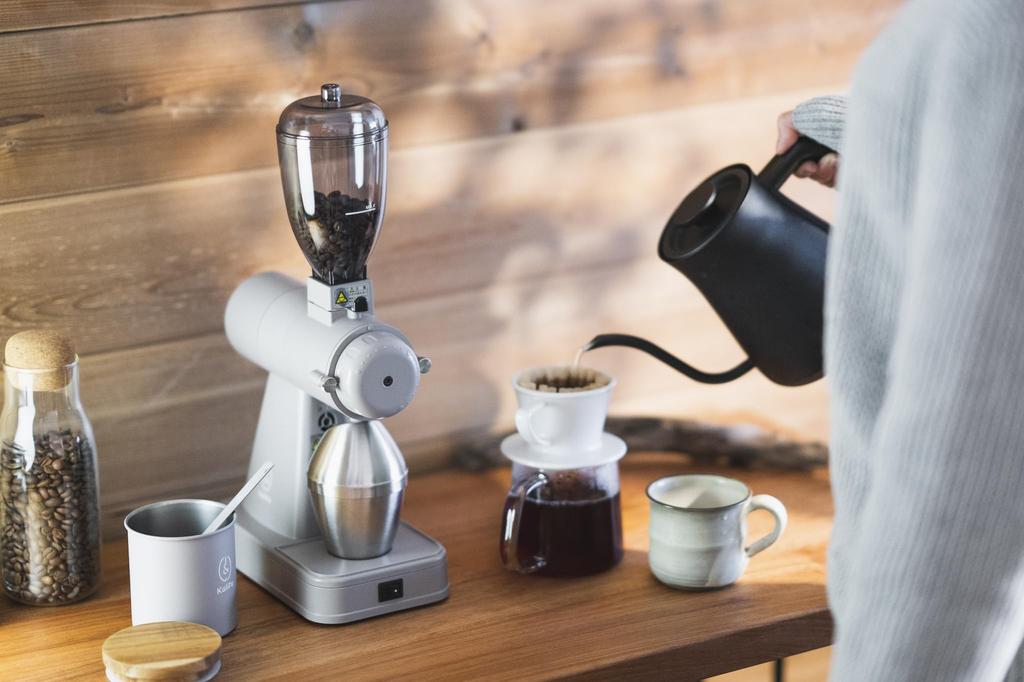 Kalita NEXT G Серый Хоккайдо ограниченный цвет СЕРЫЙ Тот же цвет ласточкин хвост щетка для чистки мерного стакана в комплекте Next G Ограниченное производство +