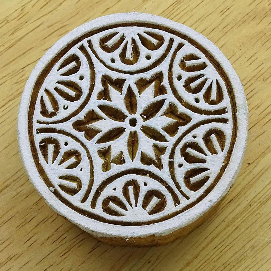 Ткань флористической печати индийская деревянная штампует деревянный блок печатания декоративный