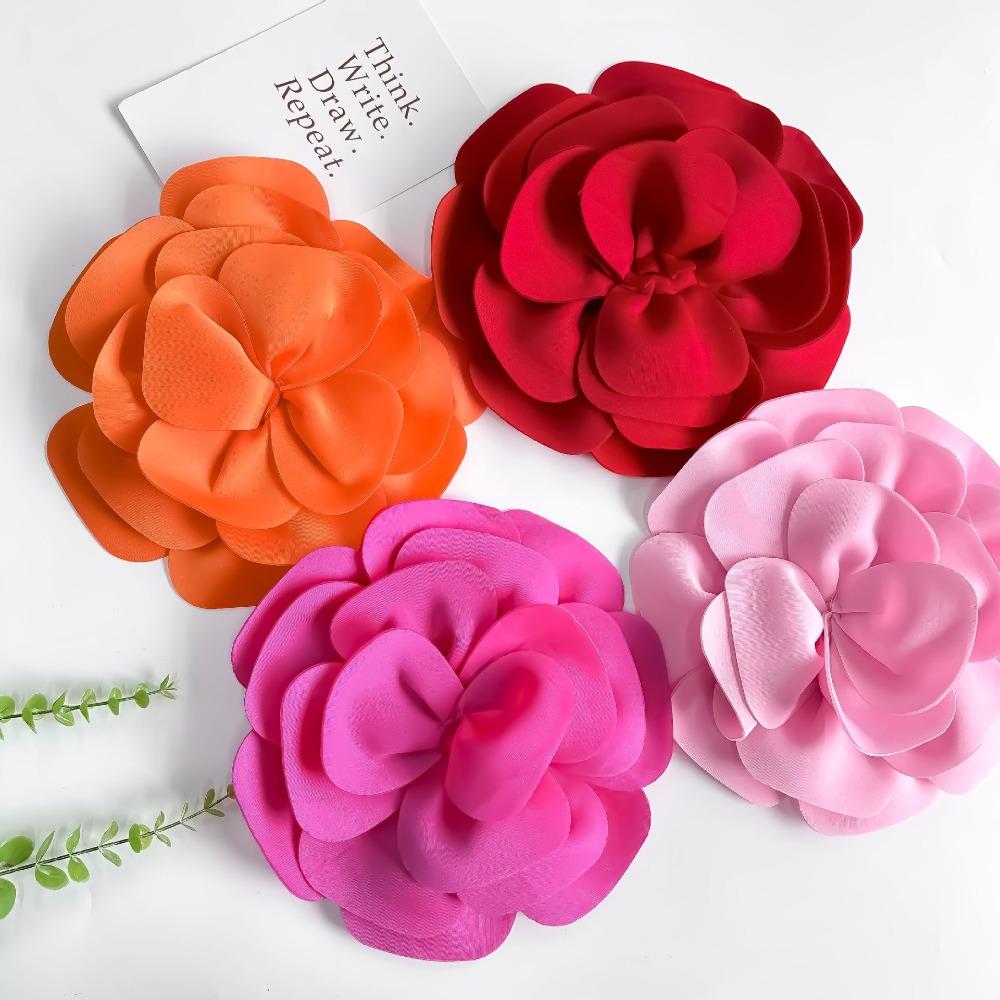 New 3D Chest Flower Large Size Removable Dress Decoration DIY Clothes Decoration Hair Accessories