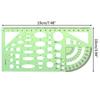 Measuring Tool Circles Oval Multi Shaped Template Ruler Curve Ruler Geometric Ruler Drawing Ruler