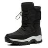 New Winter Men's Shoes Warm Plush High Top Couple Men's Snow Boots Winter Outdoor Anti-Slip Ankle Boots Work Casual Boots