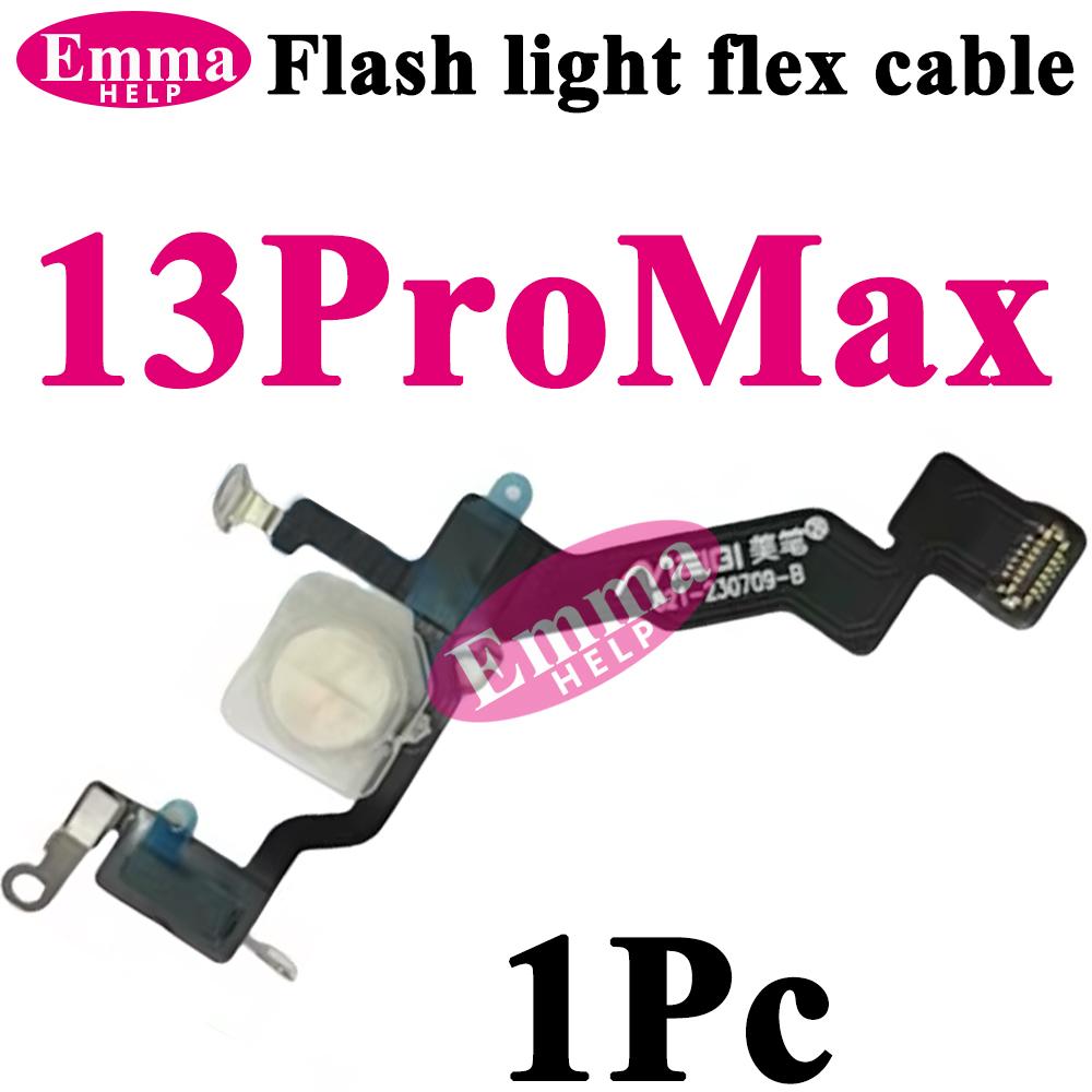 1 шт. Шлейф вспышки с датчиком приближения для iPhone 14 Pro Max 13 12 Mini 11 X XS LED-сенсор приближения, датчик освещенности, фонарик
