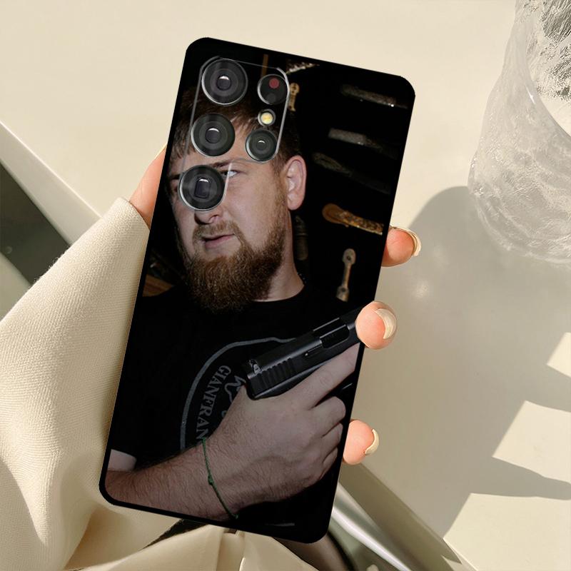 Чеченский лидер Рамзан Кадыров Чехол для Samsung Galaxy S25 Ultra S21 S22 S23 S24 Ultra S9 S10 Plus S20 FE S25 FE Задняя крышка