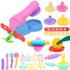Creative 3D Plasticine Mold Modeling Clay Accessories DIY Play Dough Noodle Tool Kit Plastic Set Knife Mold Kids Educational Toy