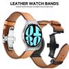 Кожаный ремешок Quick Fit для Samsung Galaxy Watch 7 6 4 5 pro 40мм 44мм 45мм Браслет Для Galaxy Watch4 6 Classic 43мм 44мм Ремешок