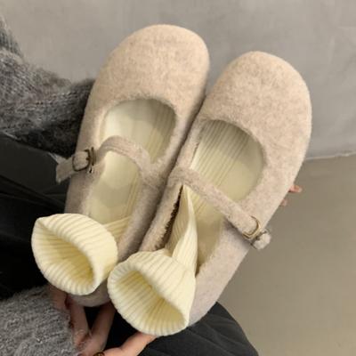 Мэри Джейн Женские Туфли Лодочки с Круглым Носком Балетки Весна и Осень Новый Стиль Удобный Ремешок с Пряжкой Женская Обувь