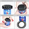 2in1 Multifunctional Can Opener Corkscrew Portable Stainless Steel Bottle Open Easy Use Beer Drink Top Resection ABS Can Opener