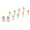 10PCS Drill Chuck Collet Set Brass Electric Drill Keyless Bit Collet Chuck Fast Change Adapter Tool for Replacement
