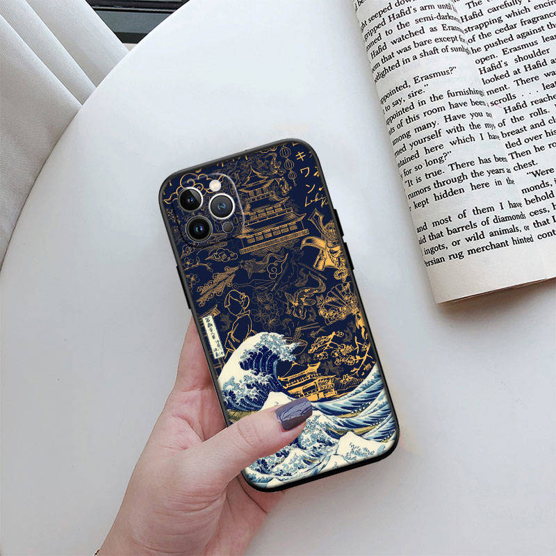 Чехол для телефона II6 Great Wave Off Kanagawa для Samsung A35 A25 A24 A15 A05S A05 M55 M35 M15 A06 A16 A02 A12 A13 A10 A20 A30 A22 A31 A32 A33 A41 A42 A50
