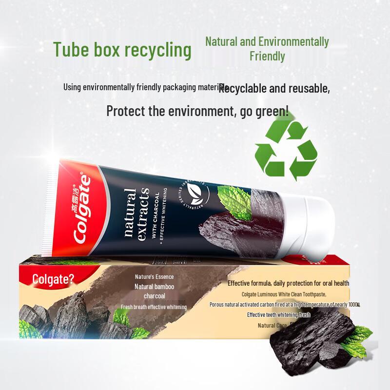 Colgate Отбеливающая зубная паста с бамбуковым углем