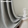 1 шт. NAPEARL 70-80% затемнение сплошной цвет универсальные наклеиваемые под давлением затемняющие шторы для спальни гостиной домашнего декора