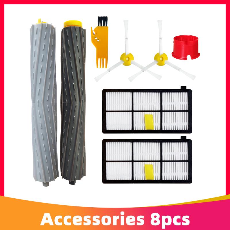 Spare Parts For iRobot Roomba 800 900 Series 860 880 890 960 965 981 980 Robot Vacuum Cleaner Main Side Brush Hepa Filter Wheel