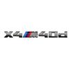 7.3cm for M logo new gray ABS letter sticker trunk badge For BMW X3 M40D 40I X4 M40D X5 M50D 50I X6 M50D 50I X7 M50D 50I DA9
