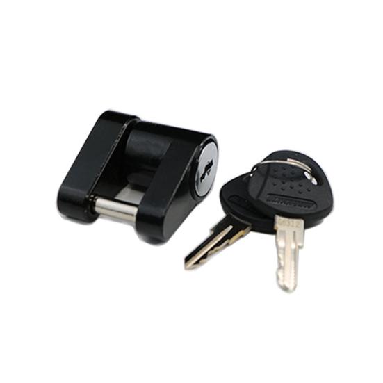 Замок сцепного устройства прицепа с ключами, нержавеющий, устойчивый к коррозии, простая установка, лодка, автофургон, грузовик, автомобиль, сверхмощный замок с крюком, навесной замок