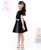Платье Bee Ribbon Короткий Размер shh01543, Рукав, Для Девочек, Весна/Лето, 110см, Черный,