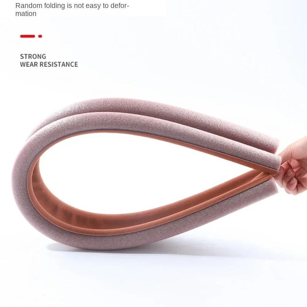 90 см водонепроницаемая гибкая уплотнительная полоса, заглушка для сквозняков, нижняя защита двери, двойная звукоизоляция, шумоподавление, уплотнитель двери