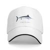 Atlantic Blue Marlin Watercolor Marine Wildlife 3 Baseball Cap Sunscreen sun caps beach hat Unisexs Baseball Womens