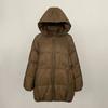 Brand 2024 Winter Women 90% White Duck Down Jacket Hooded Loose Oversize Puffer Coat Autumn Thick Warm Outwear Female Parkas