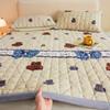 Winter Quilted Milk Velvet Thin Mattress Toppers Thickened Warm Bed Sheet Bedspread Single Double Soft Fold Tatami Floor Mat