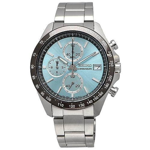 Seiko Мужские кварцевые часы с секундомером 1/5 секунды SBTR029