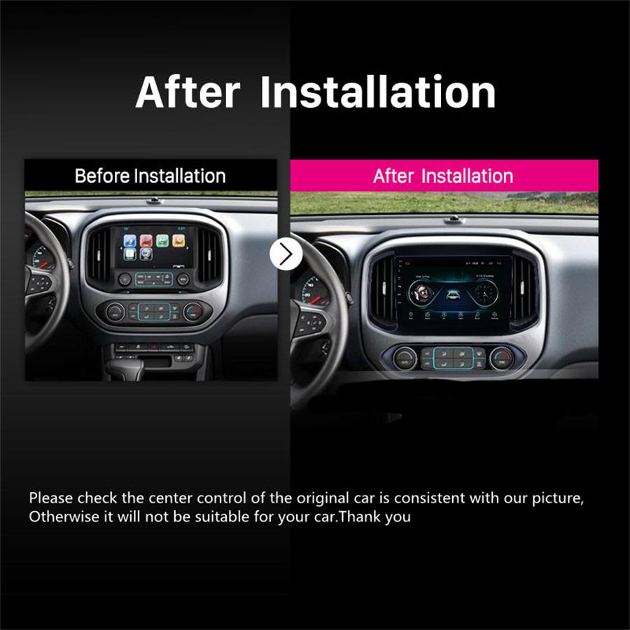 Для Chevrolet Colorado 2015-17 Carplay 9" Android 10.0 Головное устройство Стереосистема GPS Wifi