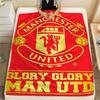 Round MUFC Rug Blanket, High quality Comfortable for All Seasons, Home Decor, Warmth and Comfort