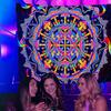 Hanging Wall Tapestry Colorful Uv Reactive Blacklight Mushroom Background Wall Cloth With Installation Accessories