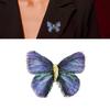 Elegant Butterfly Brooch with Embroidered Details for Women Ancient Style Suit and Scarf Decoration Clothing Accessory