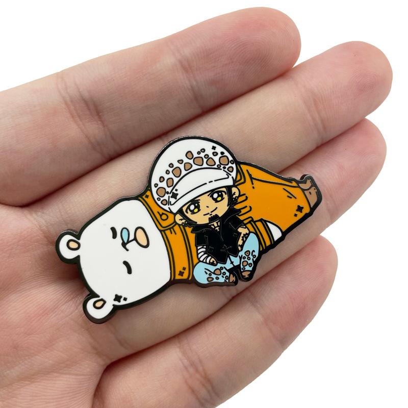 Креативные эмалевые значки Аниме One Piece Монки Д. Луффи Значки Мужские Женские Броши Крутые Значки для Портфеля Украшения Подарки