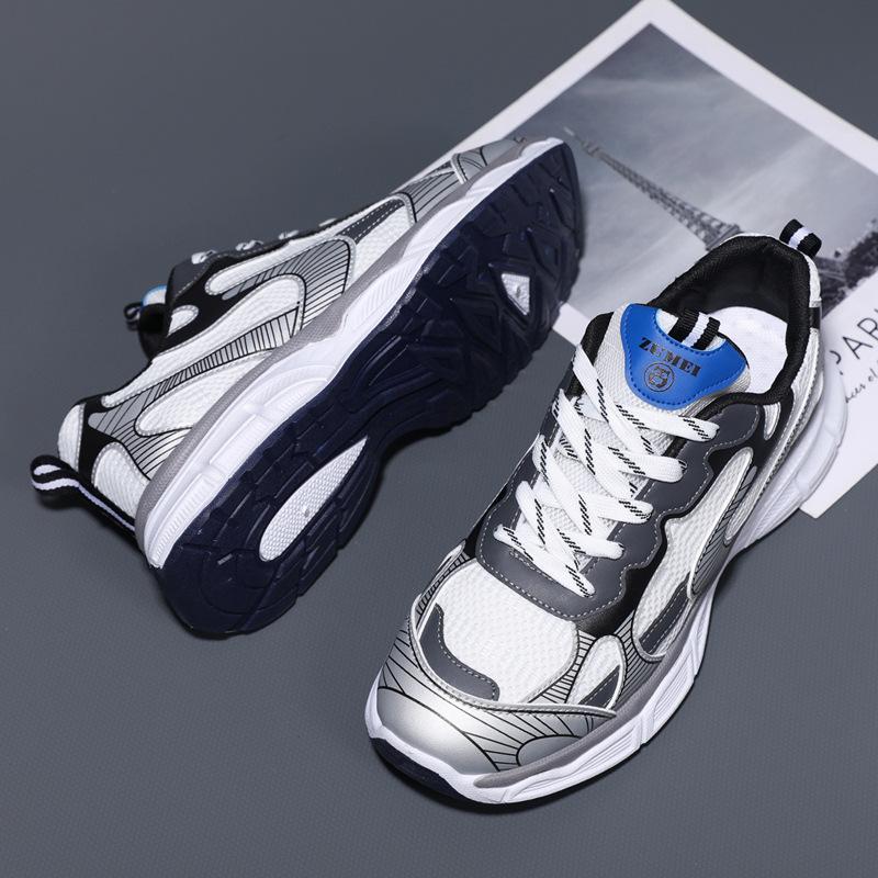 Мужская обувь износостойкая спортивная обувь платформа сетка дышащая мужская обувь уличная удобная обувь для папы